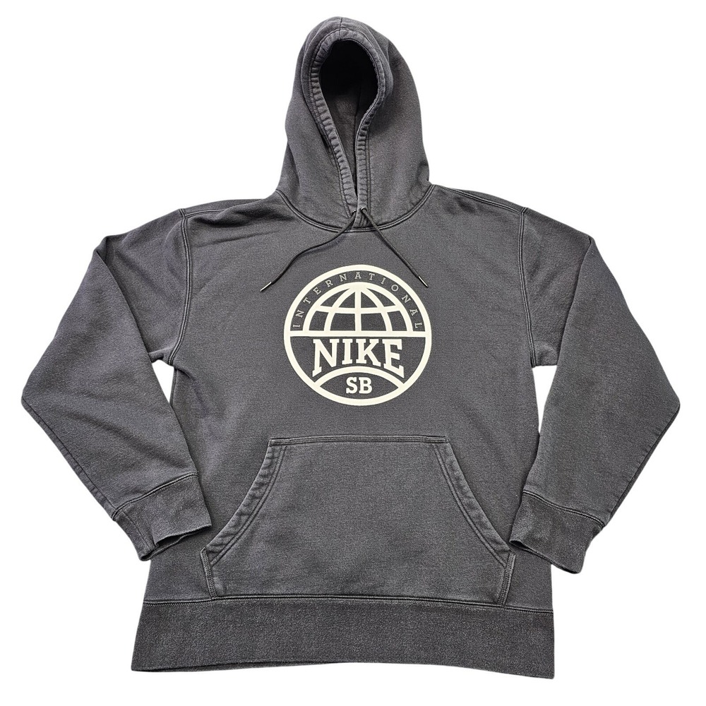 NIKE‎ SB International Icon Hoodie Men's Small Black Nike Skateboarding